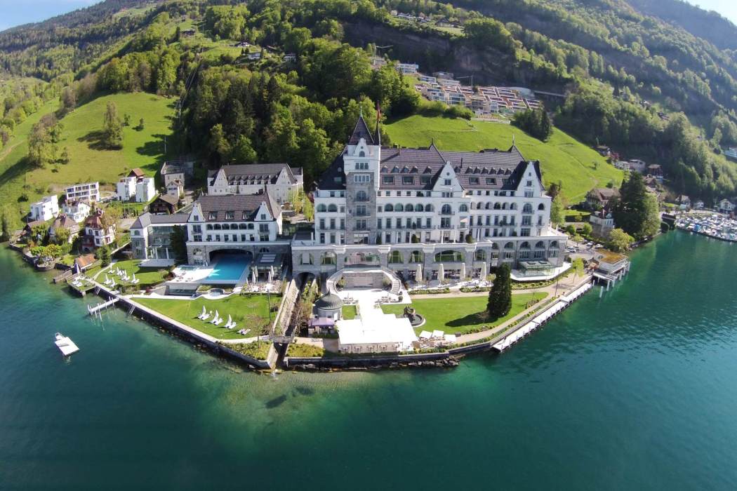 Park Hotel Vitznau on the edge of Lake Lucerne