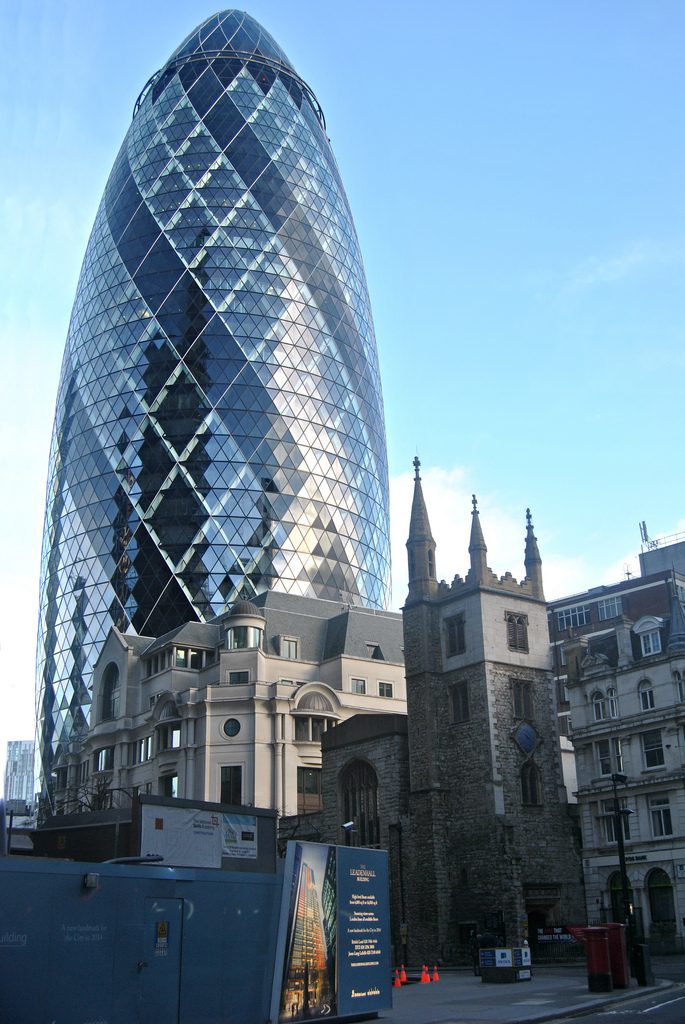 London Gherkin building