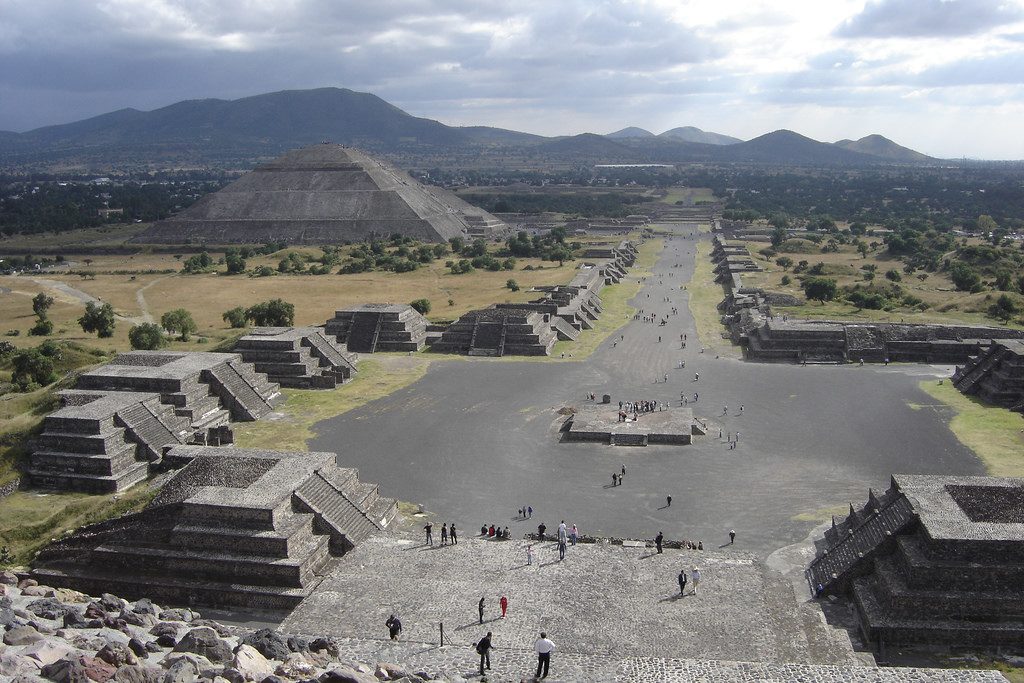 The holy city of Teotihuacan