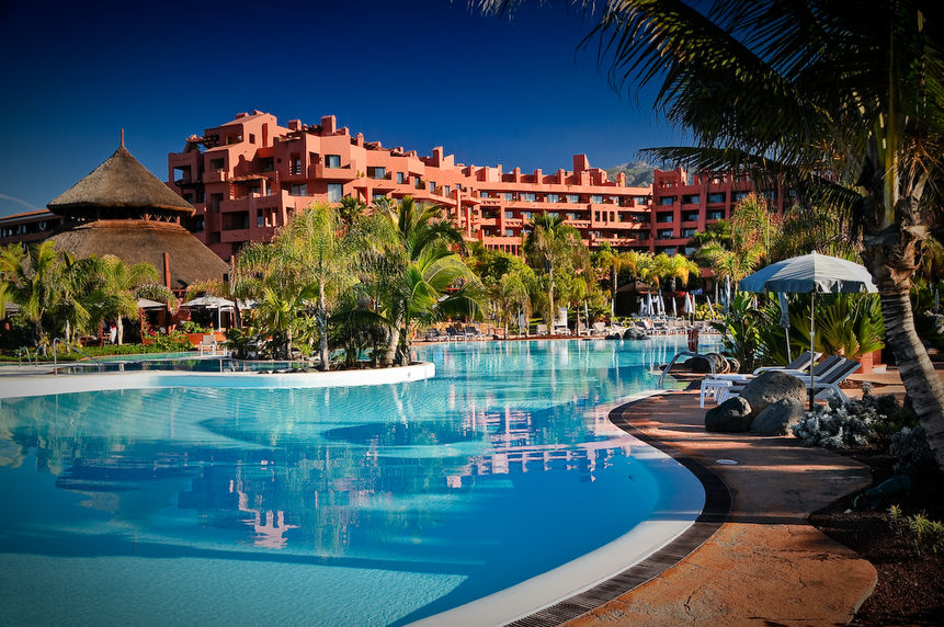 blue swimming pool and Sheraton La Caleta Resort & Spa