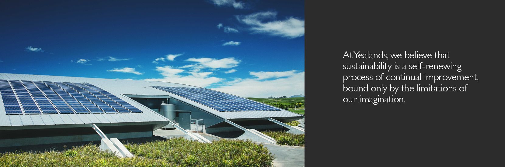solar panels on low building
