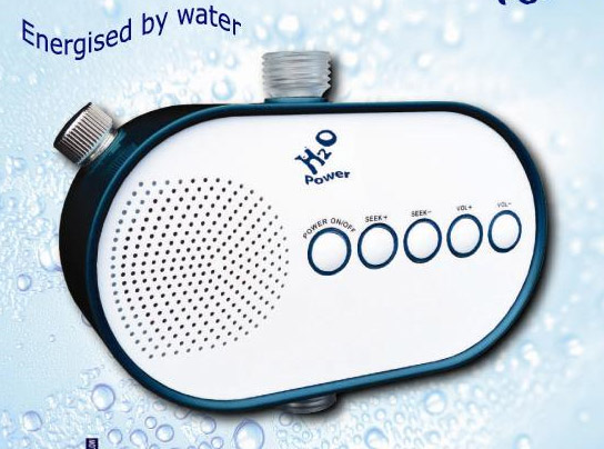 small shower radio